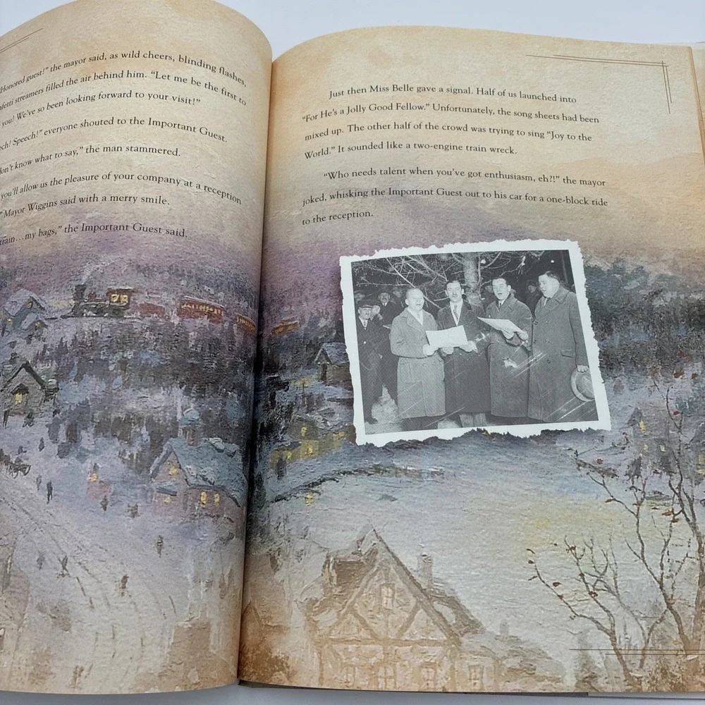 Thomas Kinkade A Childs Christmas at St Nicholas Circle Hardcover Book 1999